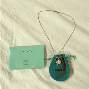 Tiffany & Co. Silver Lock Necklace
